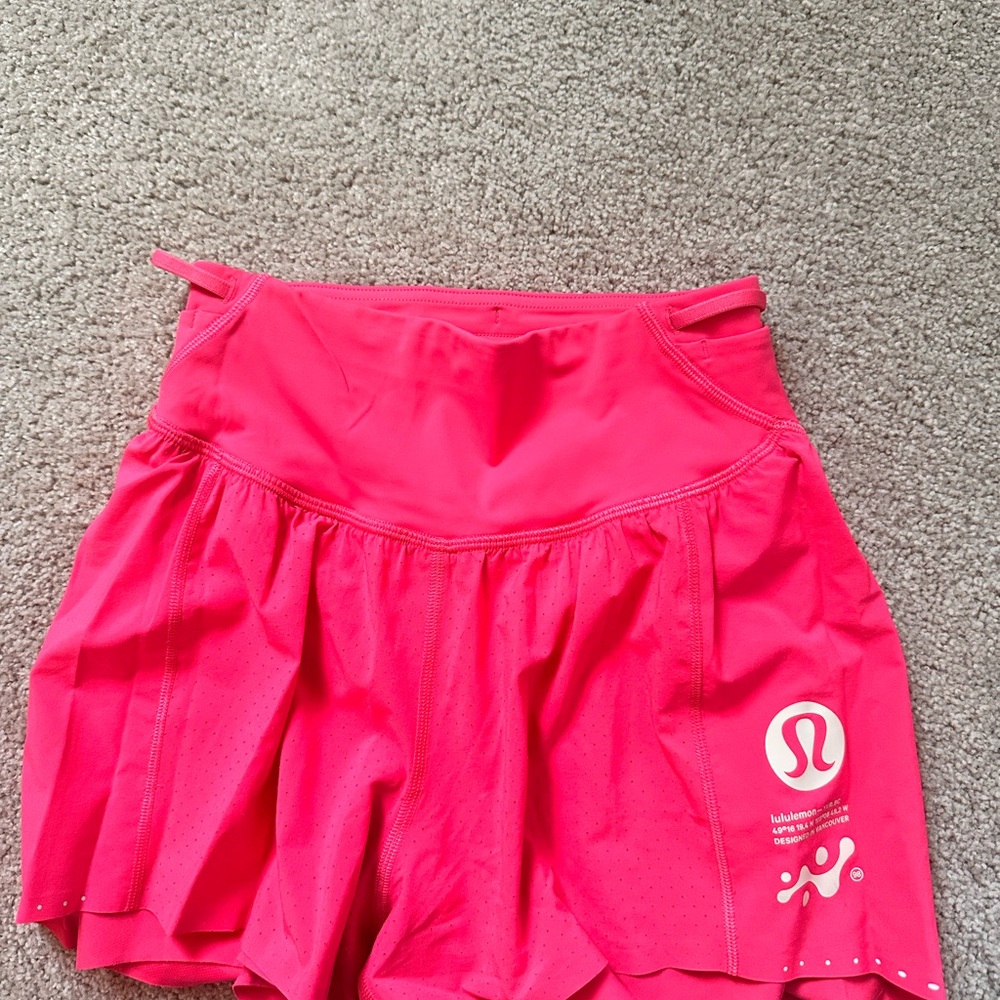 Lululemon Athletica Bright Pink Mini Skirt